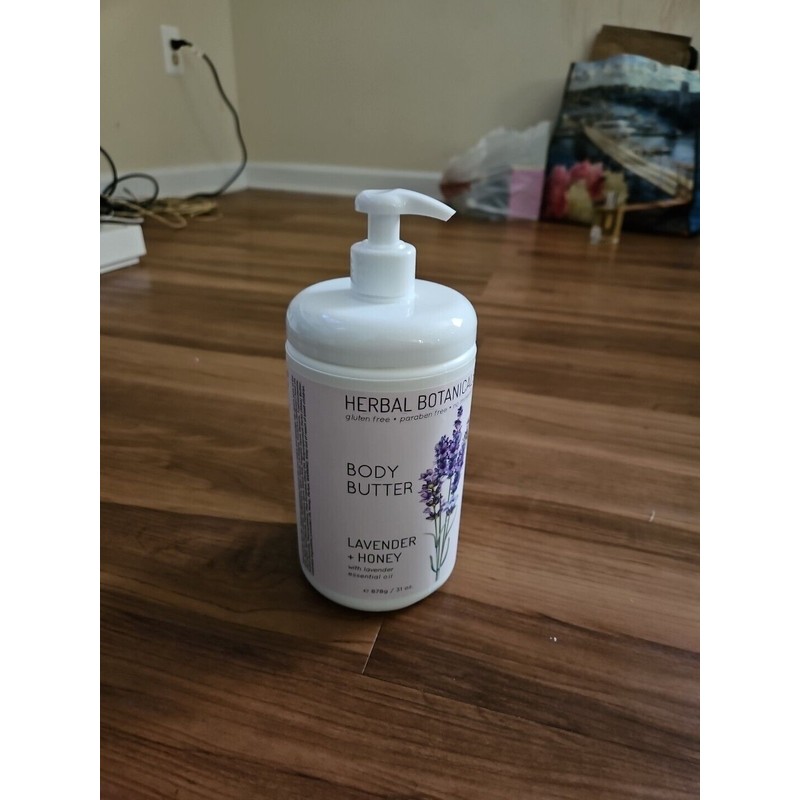 Herbal Botanicals Lavender + Honey Body Butter w/ Lavender Essential