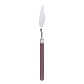 HARFINGTON Palette Knife 16mm Knife Width Pointed Tip Solid Wood Handle Stainless Steel Painting Mixing Scraper Lacquered Pallet Knife Spatula for Oil Acrylic Painting