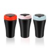 Uposao Car Bin with Lid, Universal Cup Holder, Waste Bin