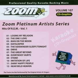 Zoom Karaoke CD+G - Platinum Artists 107: R.E.M.  