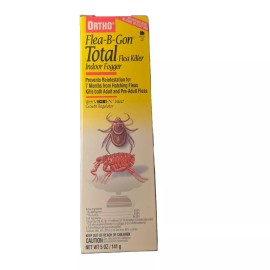 Ortho Flea-B-Gon Total Flea Killer Indoor Fogger 1994 NOS 5oz