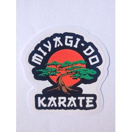 (Pack of 3) Miyagi Do Karate Sticker, John Kreese, Mr. Miyagi, Johnny, Karate Kid Sticker 3 Inch