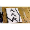 uni-ball PIN Fineliners, Black Fine Tipped Writing Pens, Water and
