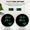 WiFi Room Thermometer Smart Temperature Humidity Monitor with LED Backlit