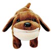 Animal Glasses Stand Miniature Duck Brown E-5