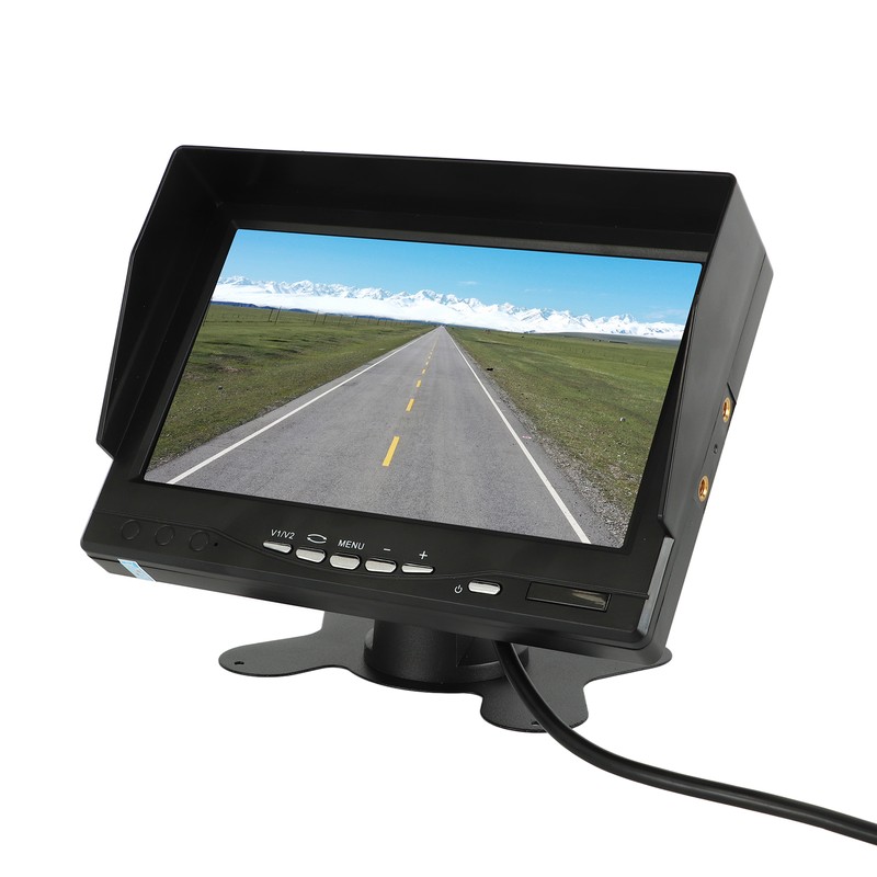 7in Backup Camera Monitor Reversing Display V1 V2 Video Inputs