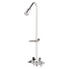 Artiwell Outdoor Shower Fixture System,with Rustproof Riser and Riser Extension,