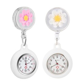 Nurse Watches, 2 Pieces Nurse Watch to Prevent Breakage, Nurse Gadgets for Doctors and Nurses Caregivers, Easy to Wear, Multicoloured
