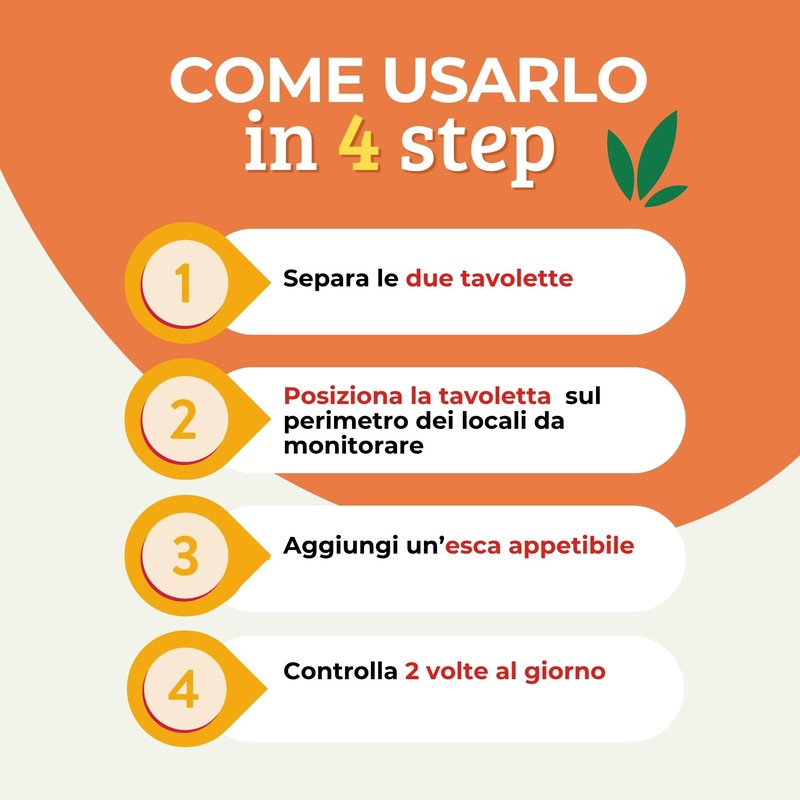 Albagarden - Trappola Adesiva MINI per Topi, Ratti, Scarafaggi, Formiche