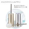 A'sTool Stainless Steel Toilet Brush Holder Gold Silver (Silver)