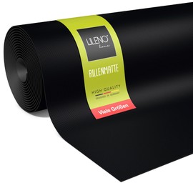 LILENO HOME Grooved Rubber Mat Sold by the Metre 110 x 100 cm Rubber Runner Groove Mat (3 mm) as Workshop Floor NonSlip Mat Workbench Cushion and Floor Mat Rubber Mat for Basement Trailer Garage