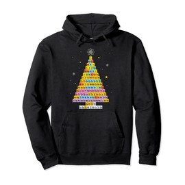 Oh Chemistree Periodic Table and Christmas with Chemistry Pullover Hoodie