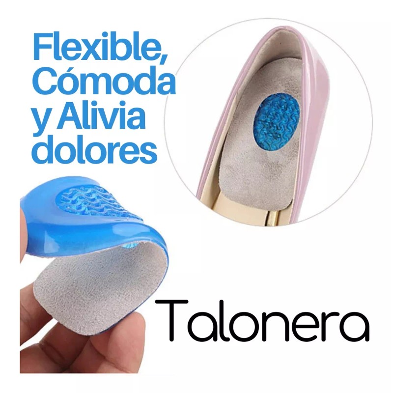 Veraly Talonera De Gel Para Descanso Dolor Talón Y Espolón