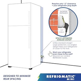 Refrigmatic WS-36300 - Protector de sobretensión electrónico para neveras de hasta 27 pies cúbicos (Paquete de 2)