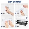 YASONIC Shower Caddy Adhesive, No Drill Bathroom Shower Organizers, with