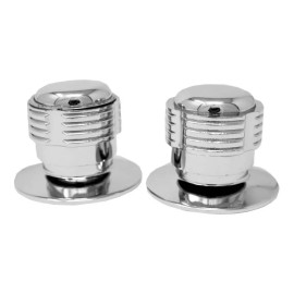 Metalflu Manerales Metálicos Grandes Ares Lavabo/regadera Metalflu Acabado Cromado Color Gris