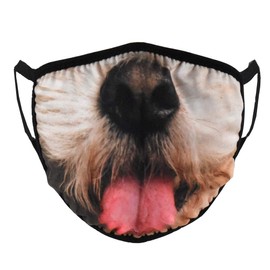NOVELTY GIANT WWW.NOVELTYGIANT.COM Kids Reusable Protective Face Mask Washable Breathable Mouth & Nose Covering Children Boys Girls Cute Dog