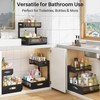 Under Sink Organizer, 2 Pack 2 Tier Pull Out Under