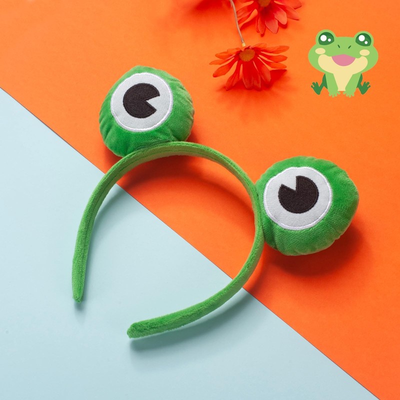WEITAPYT Frog Headband, Frog Headband, Frog Eyes Headband, Frog Headband,