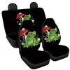 Modysero Black Frog Print Front Seat and Rear Bench Full