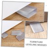 Operitacx 2sets Furniture Levelers Shims for DIY Transparent Soft Gel