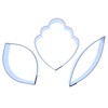 Valley Cutter Company Cymbidium Orchid Set of 3 Stainless Steel