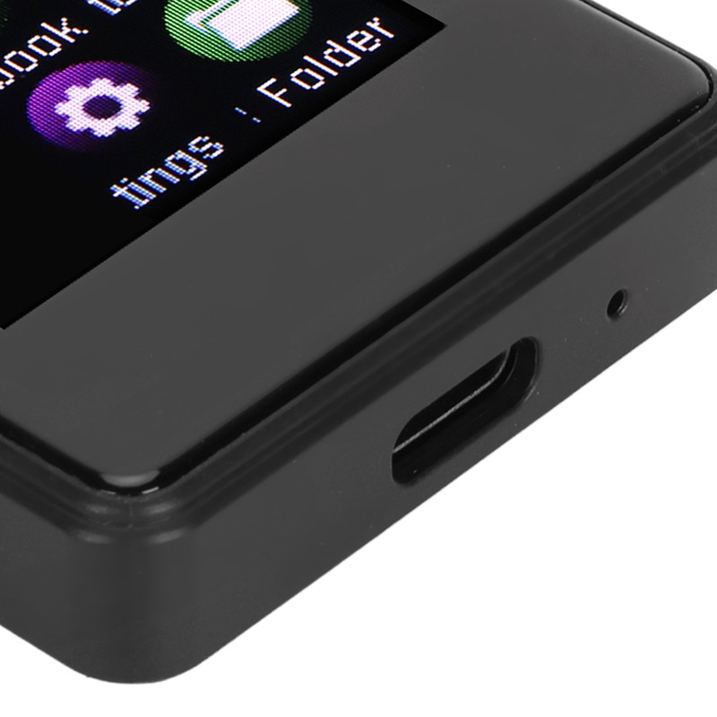 MP3 Player Bluetooth 5.0 1.77inch Full Touch Screen HiFi Stereo