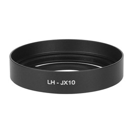 M ugast Lens Hood,LH-JX10 Metal Compact Detachable Camera Lens Hood Shade for Fuji X10/X20/X30,with 52MM Filter Thread(Black)