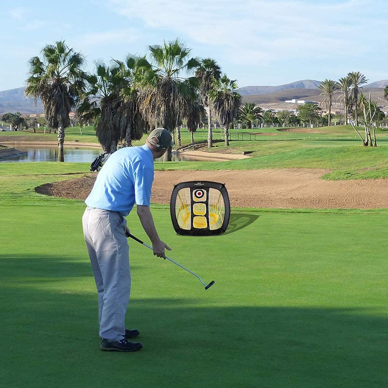 ANCLLO Foldable Golf Ball Net Outdoor Sports Pop Up Golf