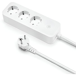 Offgridtec Smarte 3-Fach Steckdosenleiste mit Smart Life- oder Tuya-App 1,8m Kabel (3, 3 Stück)