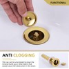 Angle Simple Sink Drain Stopper, Brass Bathroom Sink Stopper Replacement,