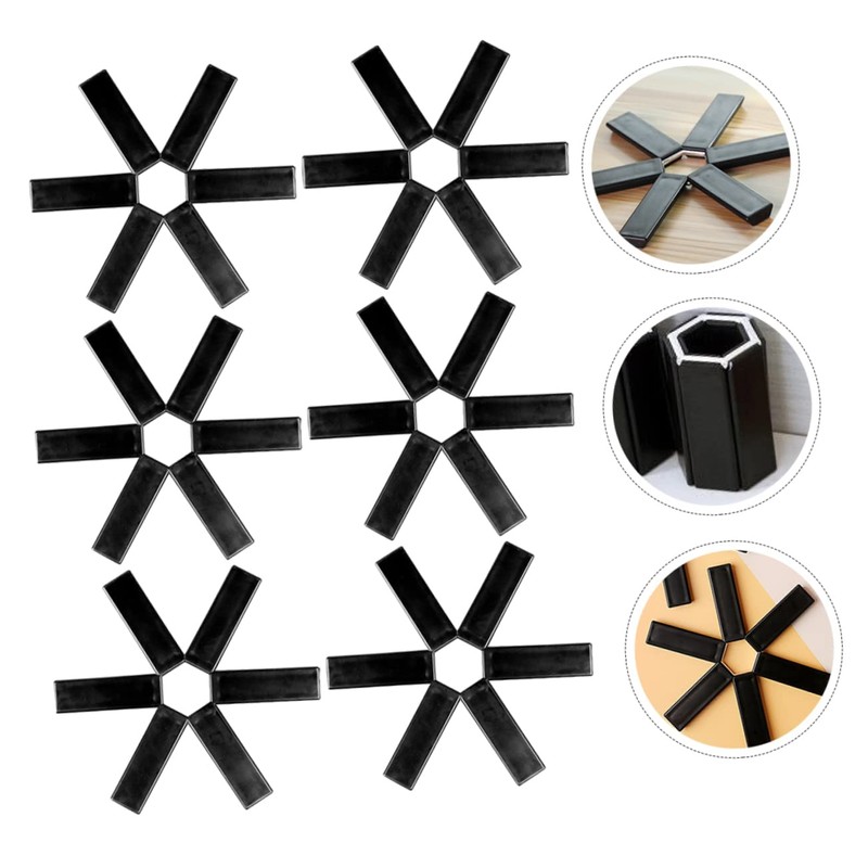 BIUDECO Folding Insulation Pad for Kitchen Pot Mat Heatproof Trivet