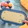 Realand 2Pcs Oval Large Size Purse Bottoms for Crocheting, with