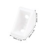 sourcing map Shelf Cabinet Door 90 Degree Plastic Corner Braces