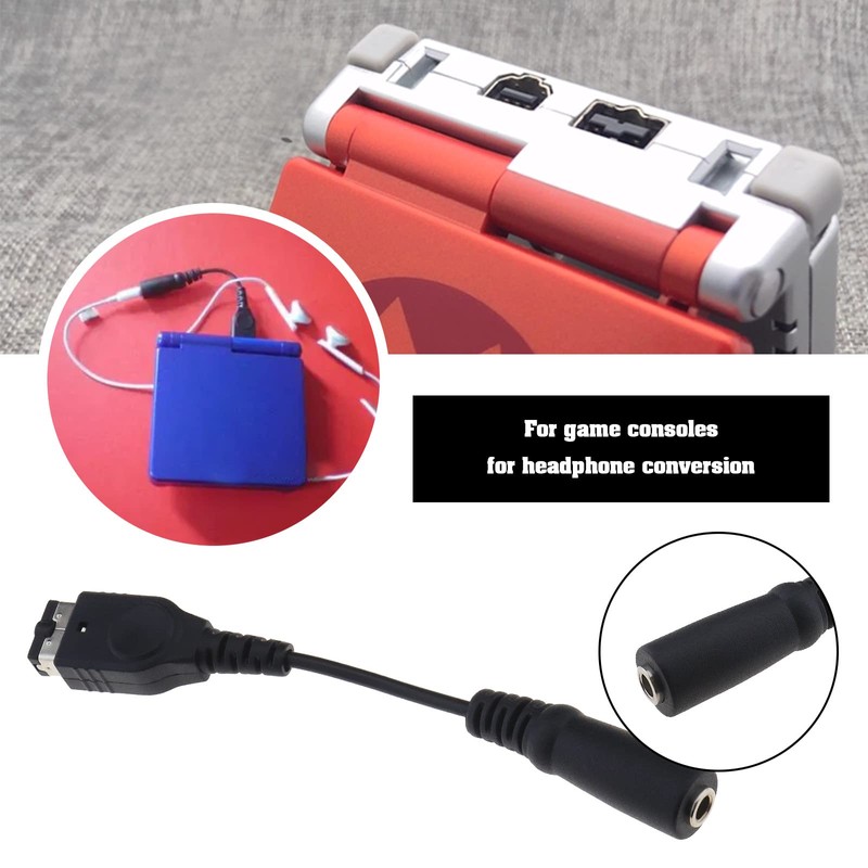 ECSiNG 2 Pack Headphone Adapter Cable Replacement Compatible with Gameboy