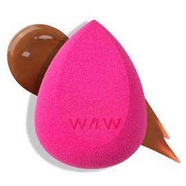 Esponja de Maquillaje para Base Líquida, Crema y Polvo, Aplicador Cosmético de Alta Precisión para Rostro, Suave, Reutilizable, Libre de Crueldad y Lá