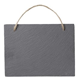 Slate Board with Hanger 20 x 15 cm