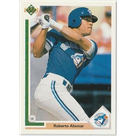 1991 Upper Deck Baseball Roberto Alomar Blue Jays Card #763 WN17