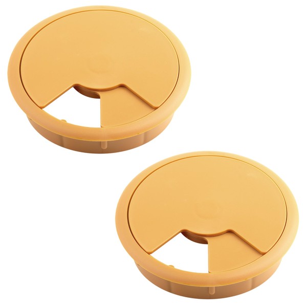 cyclingcolors 2 x Cable Grommets 80 mm Furniture Office Cable