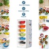 Elyese Ceramic Small Dipping Bowls Set of 6, 3.5 Oz