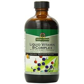 Nature's Answer Liquid Vitamin B-Complex Supports Healthy Energy Levels | Promotes Healthy Nerve Function | All-Natural Tangerine Flavor | Gluten-Free & Benzoate-Free 8oz