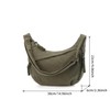 Valleycomfy Crossbody Bag Ladies Stylish Corduroy Shoulder Bag in Half