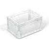6 x 20 Litre Euronorm Industrial Plastic Stacking Euro Storage
