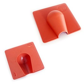 Loops QTY 5 - Cable Wire/Lead Hole Tidy Blast Outlet - Orange Hide Burst Cover Wire Wall/Brick Buster Plate - Satellite/Aerial/Coaxial/Ethernet