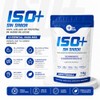 Proteína ISO+ Sin Sabor, 100% Aislado de Proteína de Suero