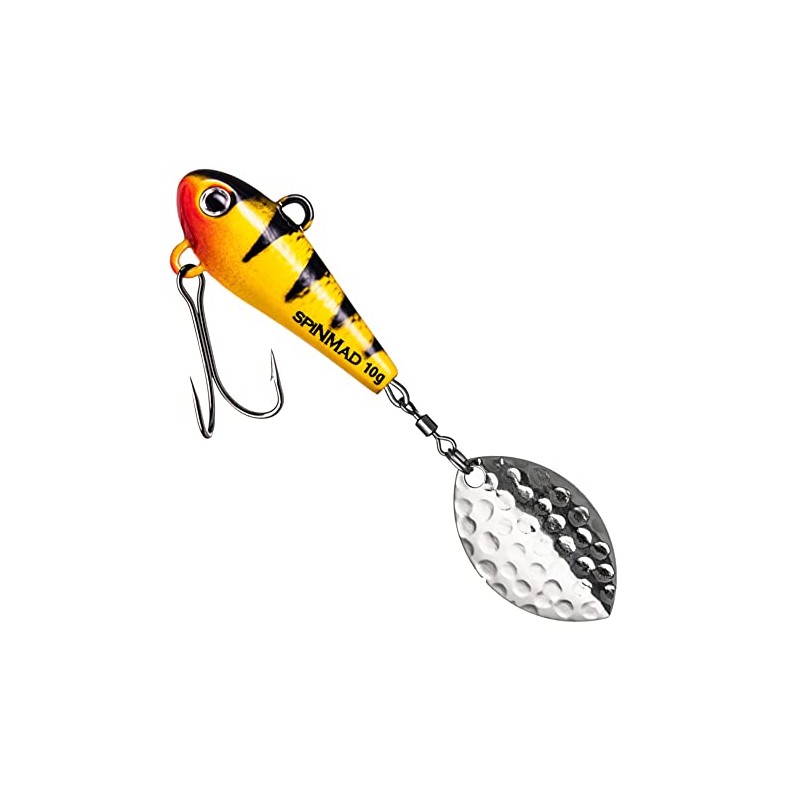 SpinMad Jig Spinner 10 g Lead Head Spinner Colour Favourite
