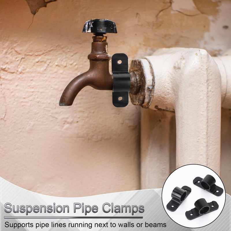 60 Pack 1/2 Inch Pipe Clamp Pipe Suspension Clamp Pex