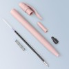 Bribobo 8-Pack Retractable Ballpoint Pens, Smooth Writing, Black Ink, Comfortable