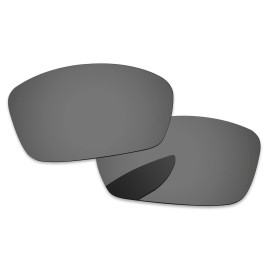 Oakley Lenslog Black Chrome Polarized Replacement Lenses For-Oakley Hijinx Sunglasses