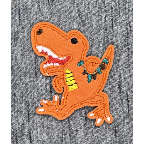 Unbranded CUTE T-REX DINOSAUR EMBROIDERED CHILDREN’S IRON ON PATCH 2.0”